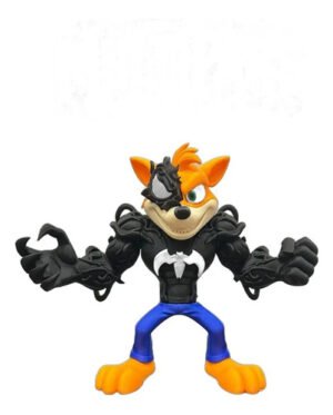 Crash Venomizado 20cm Action Figure Geek Colecionável