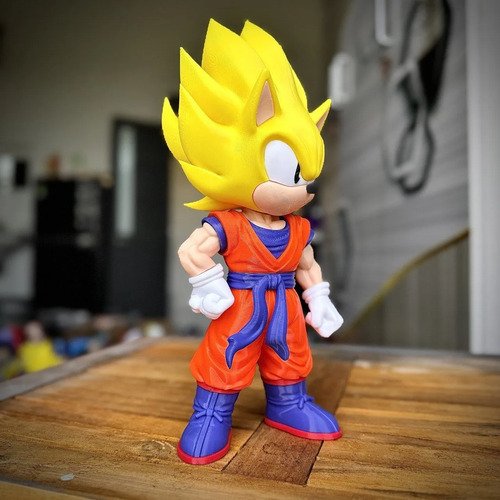 D_989861-MLB112417659863_052026-O.jpg Action Figure Sonic E Goku 25cm Fan Art Geek - Imagem 4