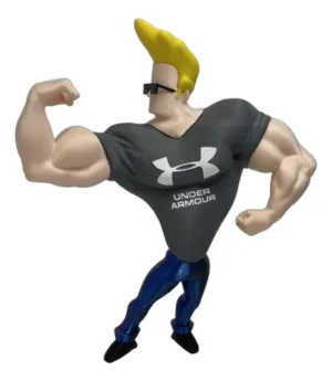 Johnny Bravo 27cm Action Figure Inspirado Em Geek