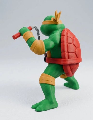 D_997586-MLB111767200022_062026-O.jpg Michelangelo Tartaruga Ninja 15cm Action Figure - Imagem 4