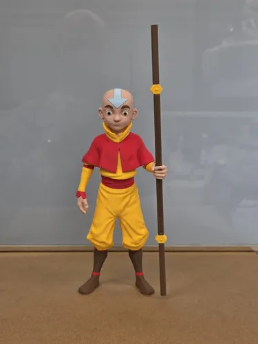 D_999570-MLB111119167900_052026-O.webp Aang Avatar 24cm Action Figure Boneco Inspirado - Imagem 8