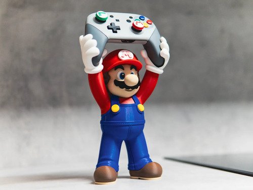 D_999713-MLB110308452286_052026-O.jpg Suporte Controle Super Mario Switch Pro Geek - Imagem 2